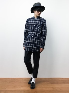 「アンクル」｜武井一輝さん（メンズ・172cm）の夏コーディネート