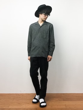 武井一輝さん(メンズ・173cm)の夏コーディネート