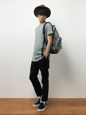 「アンクル」｜武井一輝さん（メンズ・173cm）の夏コーディネート