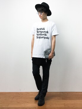 「5441 by sunduck（ゴーヨンヨンイチバイサンダック）のアイテム」を使った、武井一輝さん（メンズ・173cm）の夏コーディネート