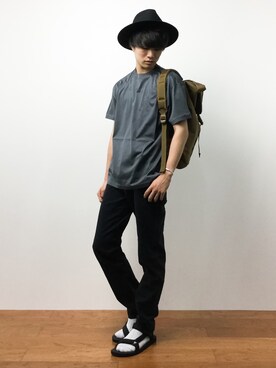 武井一輝さん(メンズ・173cm)の夏コーディネート