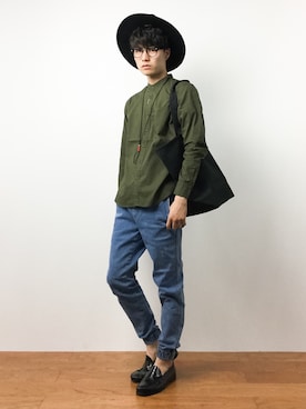 武井一輝さん（メンズ・173cm）の夏コーディネート