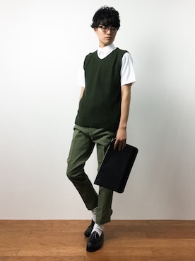 武井一輝さん(メンズ・173cm)の夏コーディネート