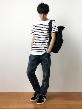 武井一輝さん（メンズ・173cm）の夏コーディネート