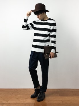 武井一輝さん(メンズ・173cm)の夏コーディネート