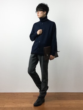 「Neon（ネオン）のアイテム」を使った、武井一輝さん（メンズ・173cm）の夏コーディネート