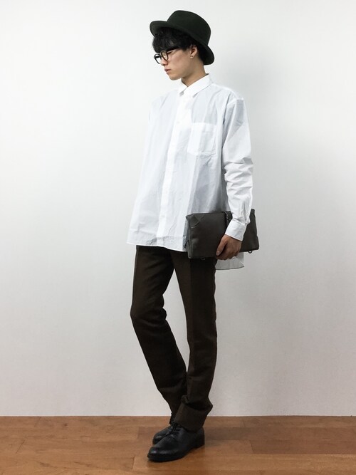 武井一輝使用「JOURNAL STANDARD（ビックタイプライターシャツ#）」的時尚穿搭