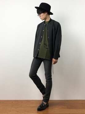 武井一輝さん（メンズ・173cm）の秋コーディネート