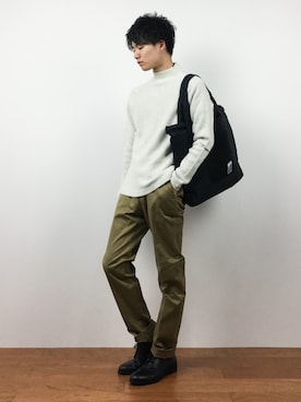 「チャイハネ（チャイハネ）のアイテム（トートバッグ）」を使った、武井一輝さん（メンズ・173cm）の夏コーディネート