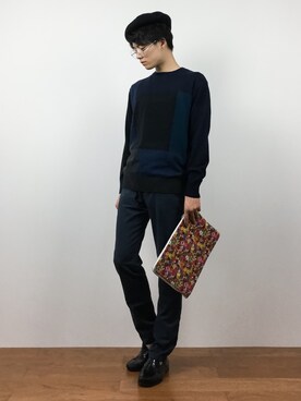 武井一輝さん(メンズ・173cm)の秋コーディネート