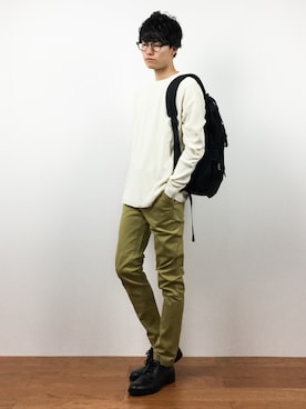 武井一輝さん（メンズ・173cm）の秋コーディネート