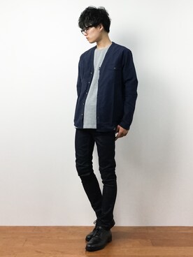 武井一輝さん（メンズ・173cm）の秋コーディネート