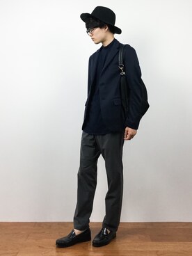 武井一輝さん（メンズ・173cm）の秋コーディネート