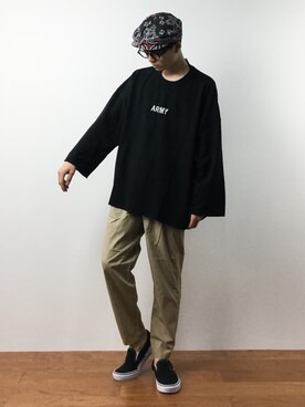 武井一輝さん（メンズ・173cm）の秋コーディネート