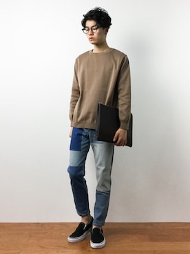 武井一輝さん（メンズ・173cm）の秋コーディネート