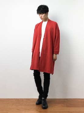 武井一輝さん(メンズ・173cm)の秋コーディネート