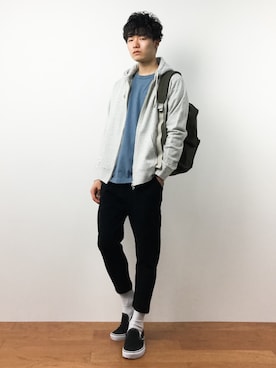 武井一輝さん（メンズ・173cm）の秋コーディネート