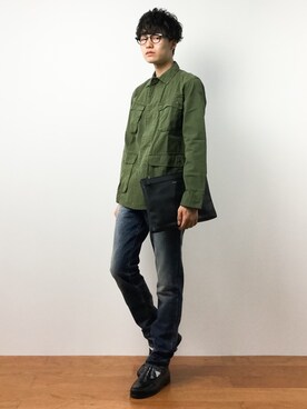 武井一輝さん（メンズ・173cm）の秋コーディネート