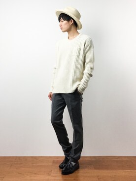 武井一輝さん（メンズ・173cm）の秋コーディネート