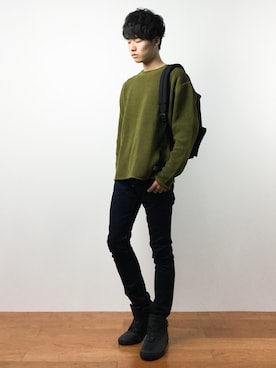 武井一輝さん（メンズ・173cm）の秋コーディネート