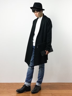 武井一輝さん（メンズ・173cm）の秋コーディネート