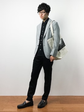 武井一輝さん（メンズ・173cm）の秋コーディネート