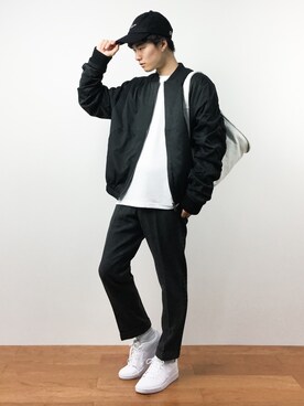 「SHARED EMODA（シェアードエモダ）のアイテム（ジャケット/アウター）」を使った、武井一輝さん（メンズ・173cm）の秋コーディネート