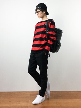 武井一輝さん（メンズ・173cm）の秋コーディネート