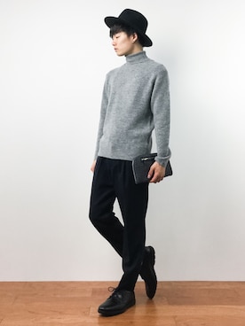 「GALLERIANT（ガレリアント）のアイテム」を使った、武井一輝さん（メンズ・173cm）の秋コーディネート