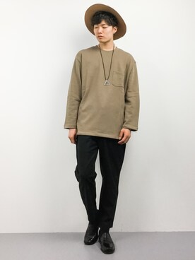 武井一輝さん（メンズ・173cm）の秋コーディネート