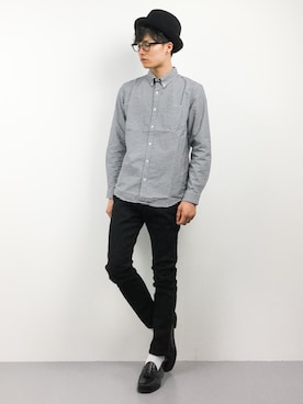 武井一輝さん（メンズ・173cm）の秋コーディネート