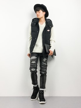 武井一輝さん（メンズ・173cm）の秋コーディネート