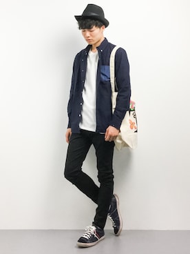 武井一輝さん(メンズ・173cm)の秋コーディネート