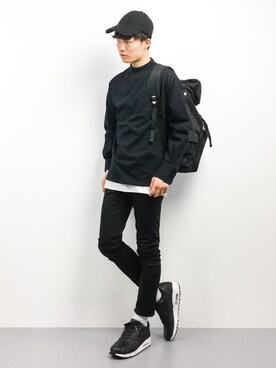「green label relaxing（グリーンレーベルリラクシング）のアイテム（キャップ）」を使った、武井一輝さん（メンズ・173cm）の秋コーディネート