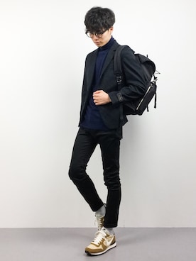 武井一輝さん（メンズ・173cm）の秋コーディネート