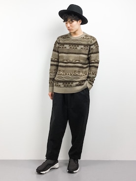 武井一輝さん（メンズ・173cm）の秋コーディネート