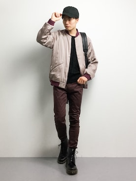 武井一輝さん（メンズ・173cm）の秋コーディネート