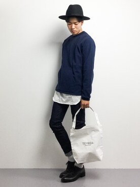武井一輝さん(メンズ・173cm)の秋コーディネート