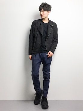 武井一輝さん(メンズ・173cm)の秋コーディネート