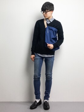 武井一輝さん(メンズ・173cm)の秋コーディネート