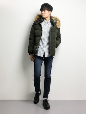 武井一輝さん（メンズ・173cm）の秋コーディネート