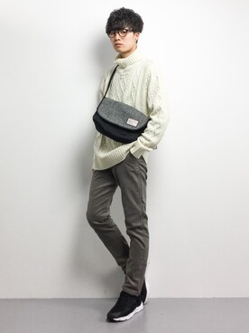 武井一輝さん（メンズ・173cm）の秋コーディネート