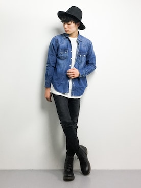 武井一輝さん(メンズ・173cm)の秋コーディネート