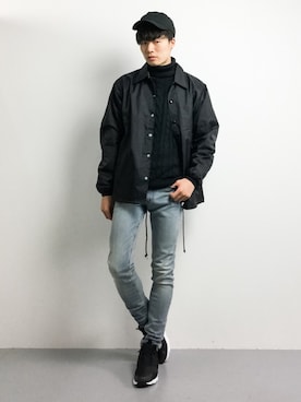 「Burner（バーナー）のアイテム（トップス）」を使った、武井一輝さん（メンズ・173cm）の秋コーディネート