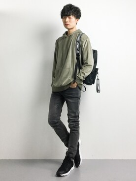 武井一輝さん（メンズ・173cm）の秋コーディネート