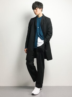 武井一輝さん(メンズ・173cm)の冬コーディネート