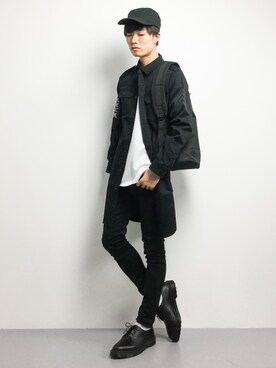 武井一輝さん（メンズ・173cm）の冬コーディネート
