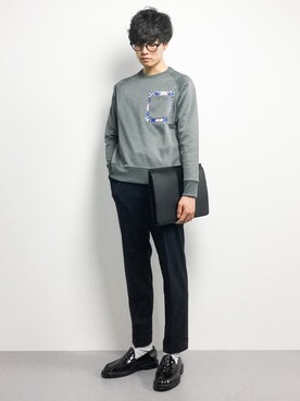 武井一輝さん（メンズ・173cm）の冬コーディネート