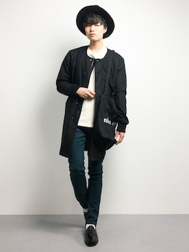 武井一輝さん(メンズ・173cm)の冬コーディネート