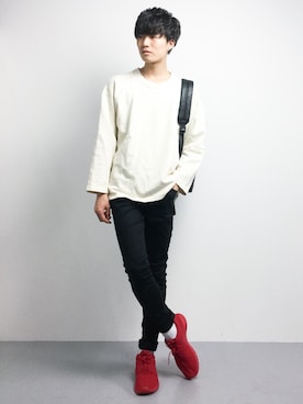 武井一輝さん（メンズ・173cm）の冬コーディネート